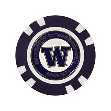 Washington Huskies Poker Chip Ball Marker