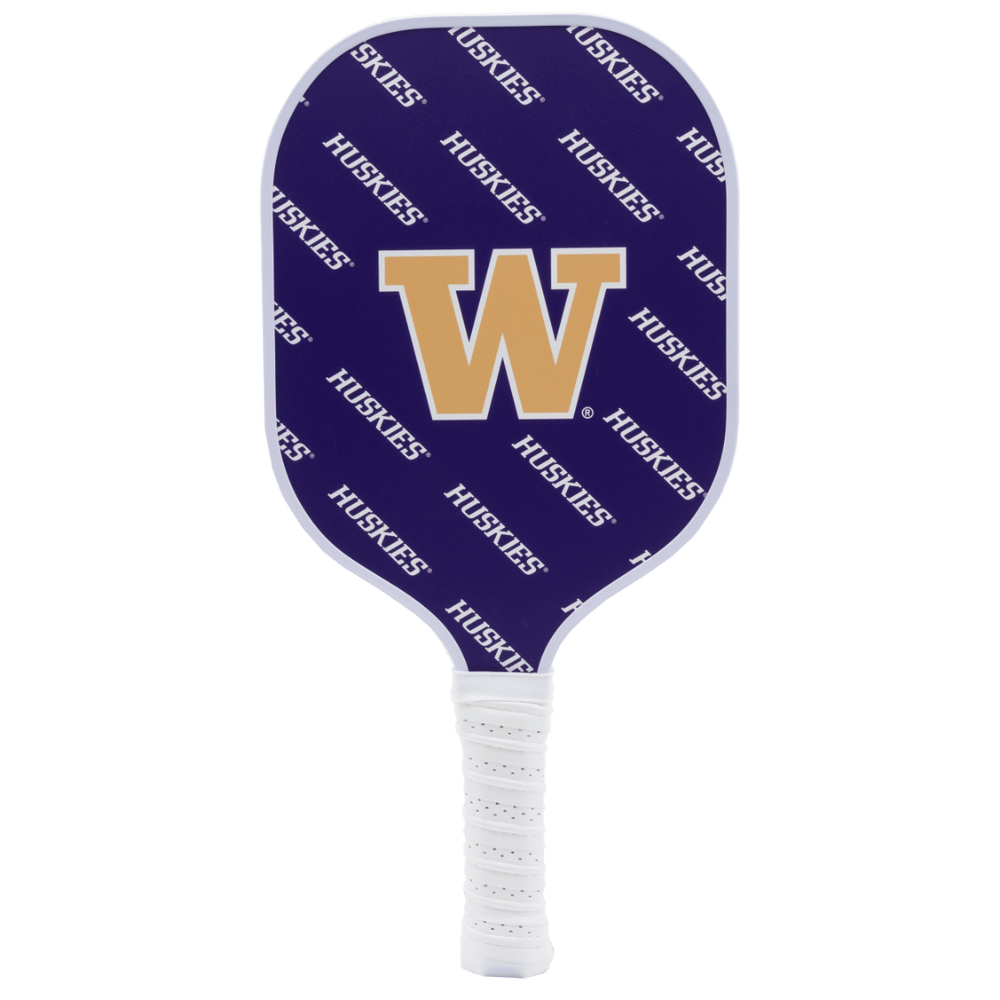 Washington Huskies Pickleball Paddle | Carbon Fiber Face | 12mm Core - Club Rehab