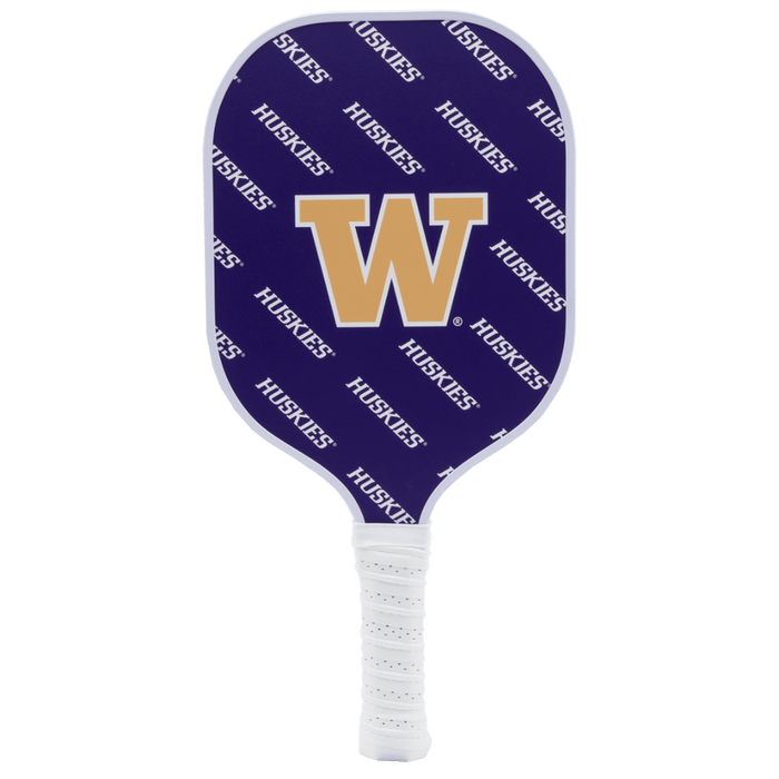 Washington Huskies Pickleball Paddle | Carbon Fiber Face | 12mm Core - Club Rehab