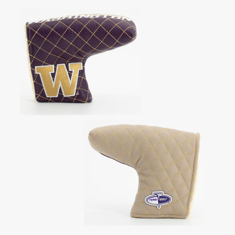 Washington Huskies Split Quilted Blade Putter Cover
