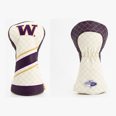Washington Huskies Gesteppter Driver-Schlägerhaubenschutz mit Streifen
