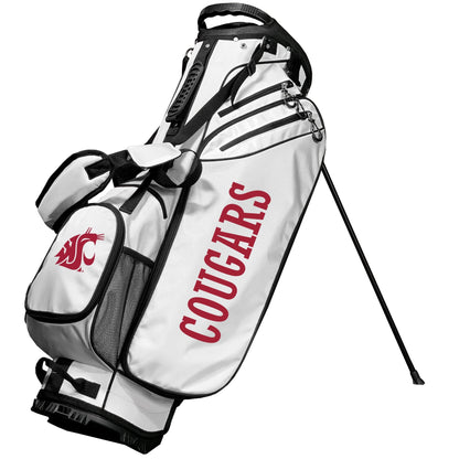 Washington State Cougars Birdie stand golf bag, White color