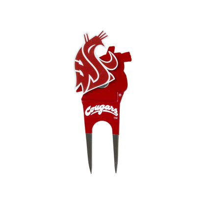 Washington State Cougars Custom Shaped Divot Tool - Image 3 - Club Rehab