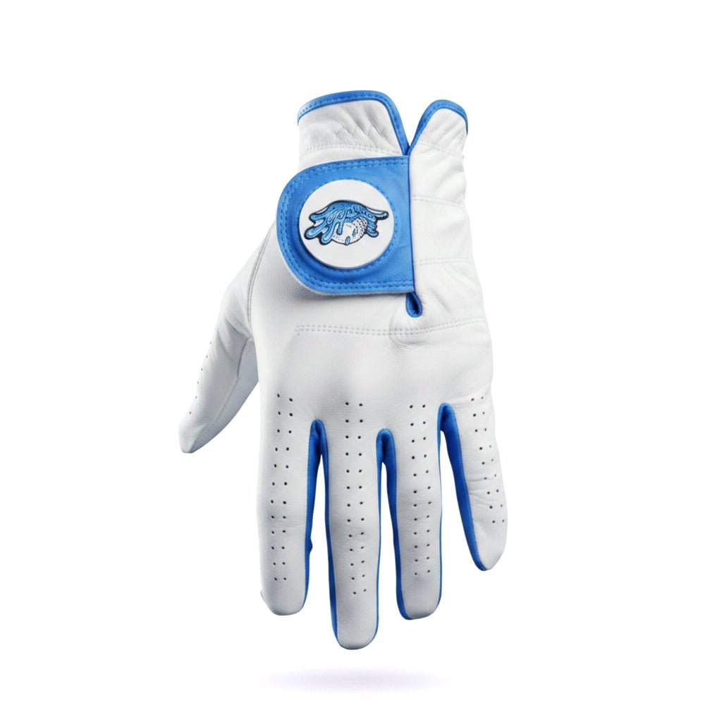 Water Ball Cabretta Leather Golf Glove | Premium Golf Glove with Magnetic Ball Marker | Left & Right Hand | Standard & Cadet Sizes - Right Small - Club Rehab