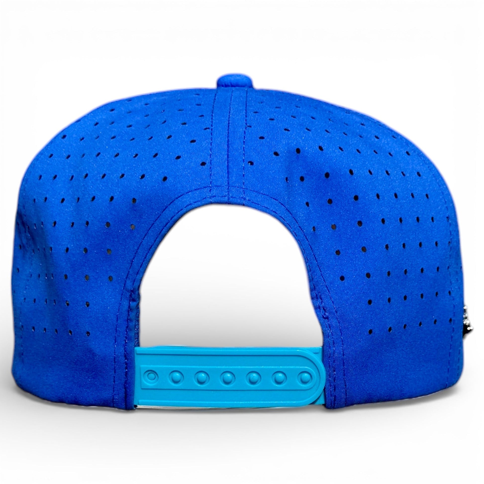 Water Ball Golf Hat | Snapback Cap | Built-in Magnetic Ball Marker Holder + Marker Included | Adjustable Blue - Club Rehab
