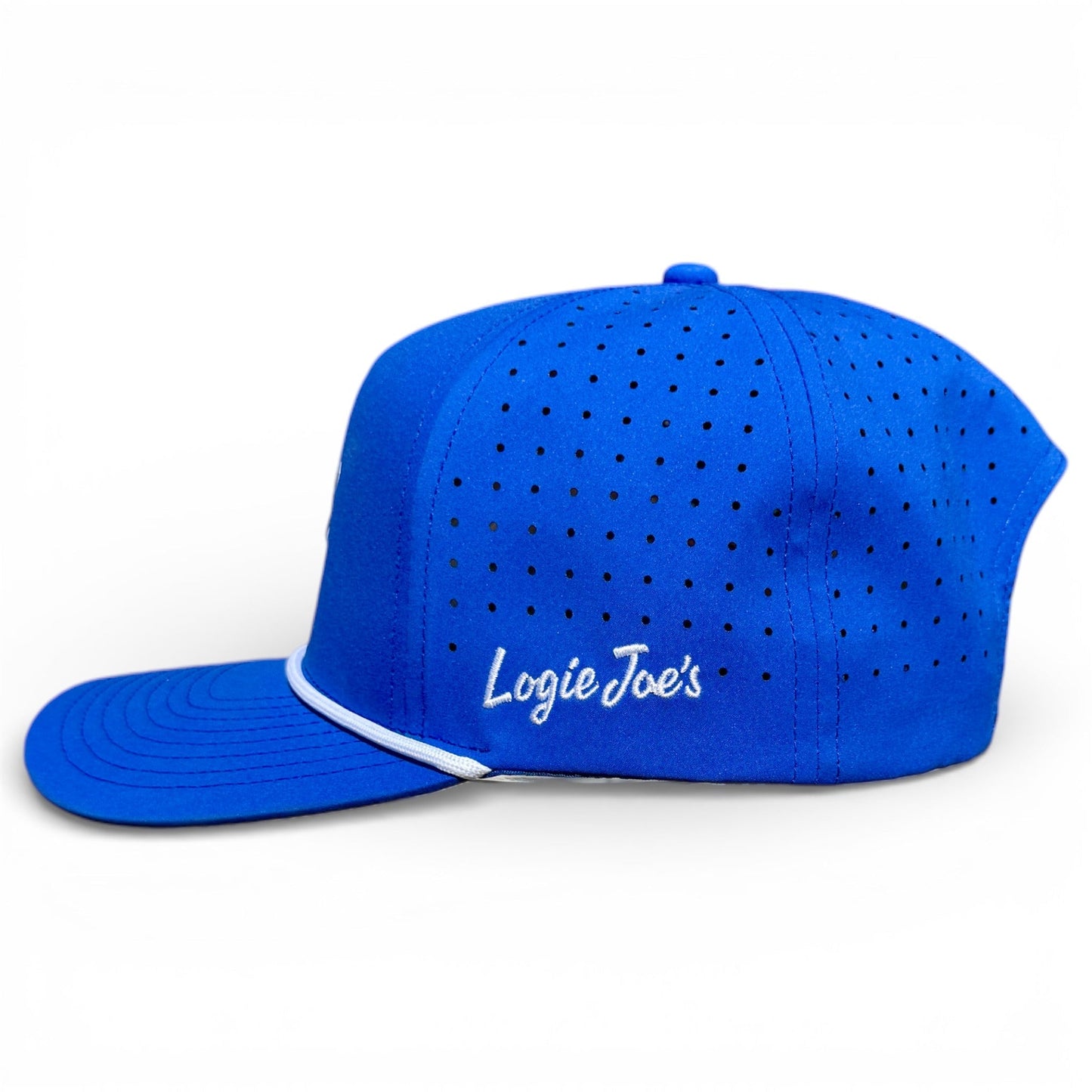 Water Ball Golf Hat | Snapback Cap | Built-in Magnetic Ball Marker Holder + Marker Included | Adjustable Blue - Club Rehab