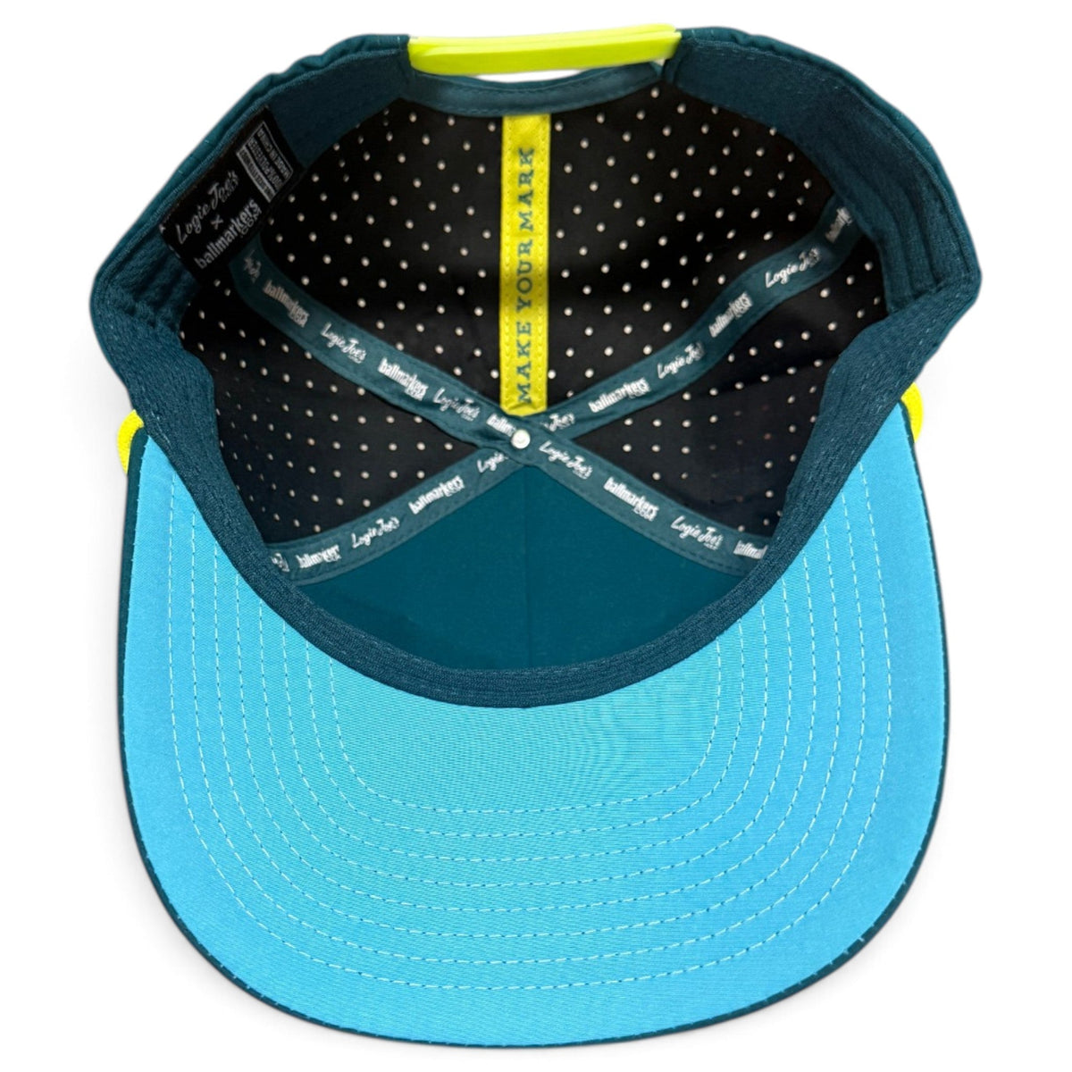 Water Hazard Golf Hat | Snapback Cap | Built-in Magnetic Ball Marker Holder + Marker Included | Adjustable - Club Rehab
