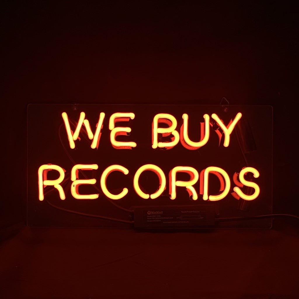 We Buy Records Neon Light Sign - Club Rehab