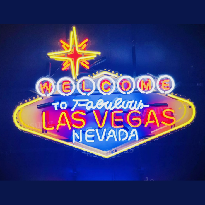 Welcome To Fabulous Las Vegas Nevada Neon Signs - Club Rehab