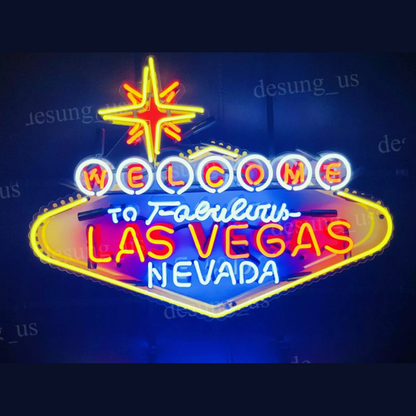 Welcome To Fabulous Las Vegas Nevada Neon Signs - Club Rehab