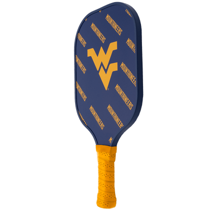 West Virginia Mountaineers Pickleball Paddle | Carbon Fiber Face | 12mm Core - Club Rehab