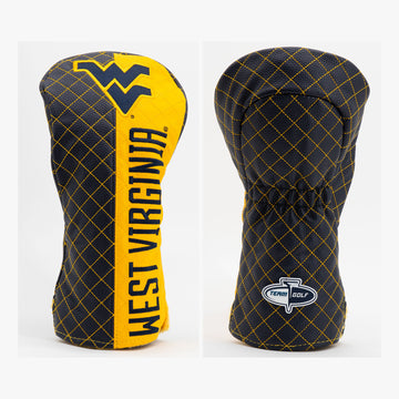 West Virginia Mountaineers Gestepptes Driver-Headcover (geteilt)