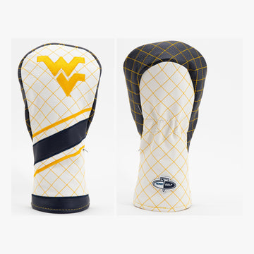 West Virginia Mountaineers Striped Quilted Fairway Headcover