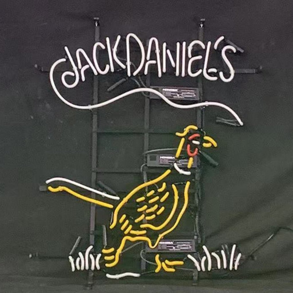 Whiskey Logo Jack Daniel's Pheasant Neon Signs Light - Club Rehab