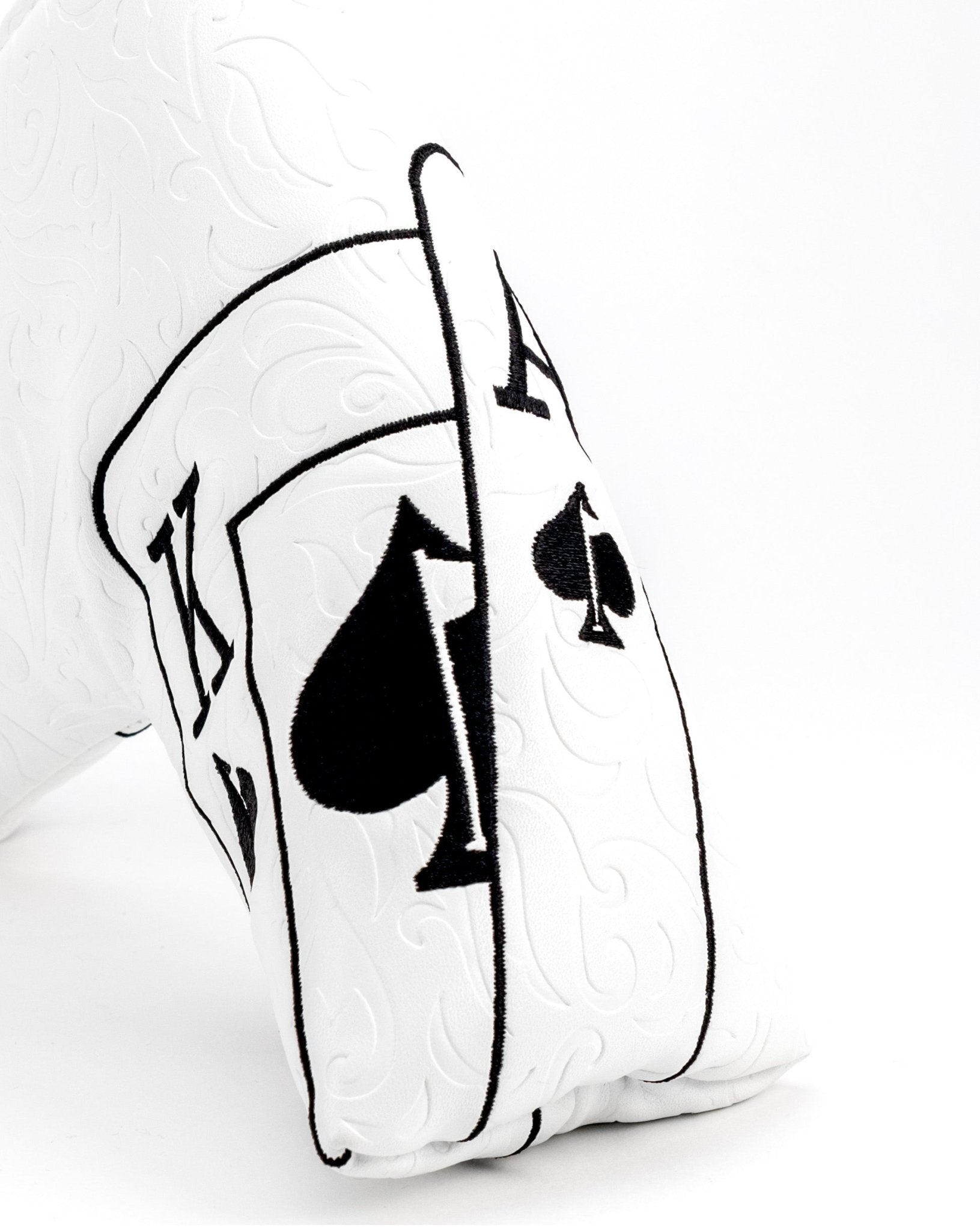 White Out Ace of Spades - Blade Putter Cover - Club Rehab