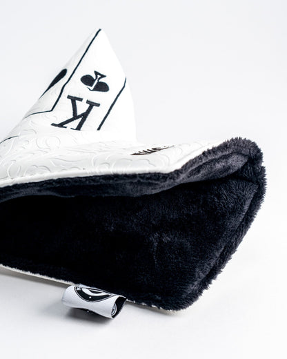 White Out Ace of Spades - Blade Putter Cover - Club Rehab
