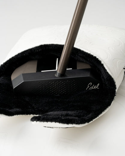 White Out Ace of Spades - Center Shaft Mallet Putter Cover - Club Rehab