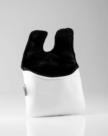 White Out Ace of Spades - Center Shaft Mallet Putter Cover - Club Rehab