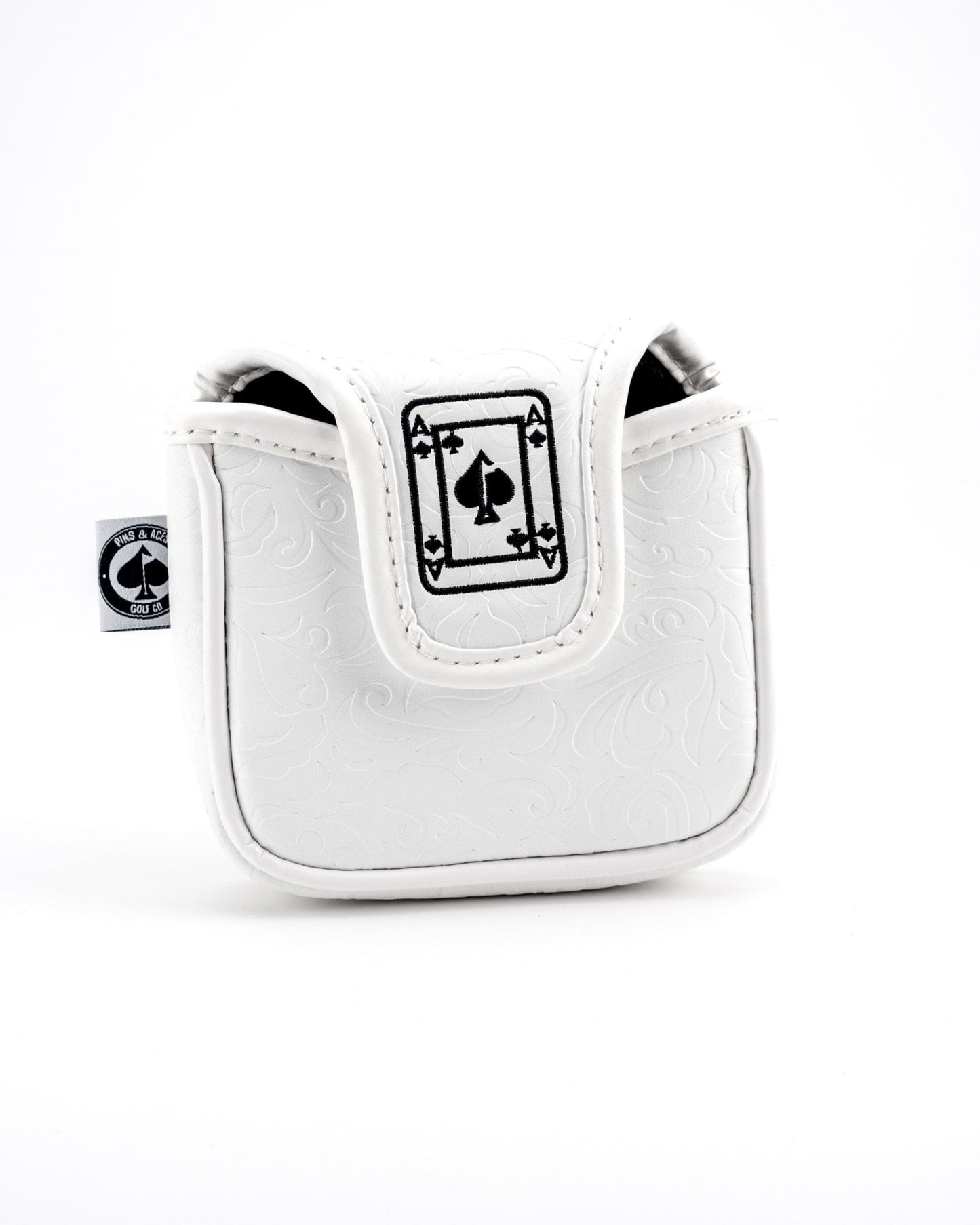 White Out Ace of Spades - Mallet Putter Cover - Club Rehab