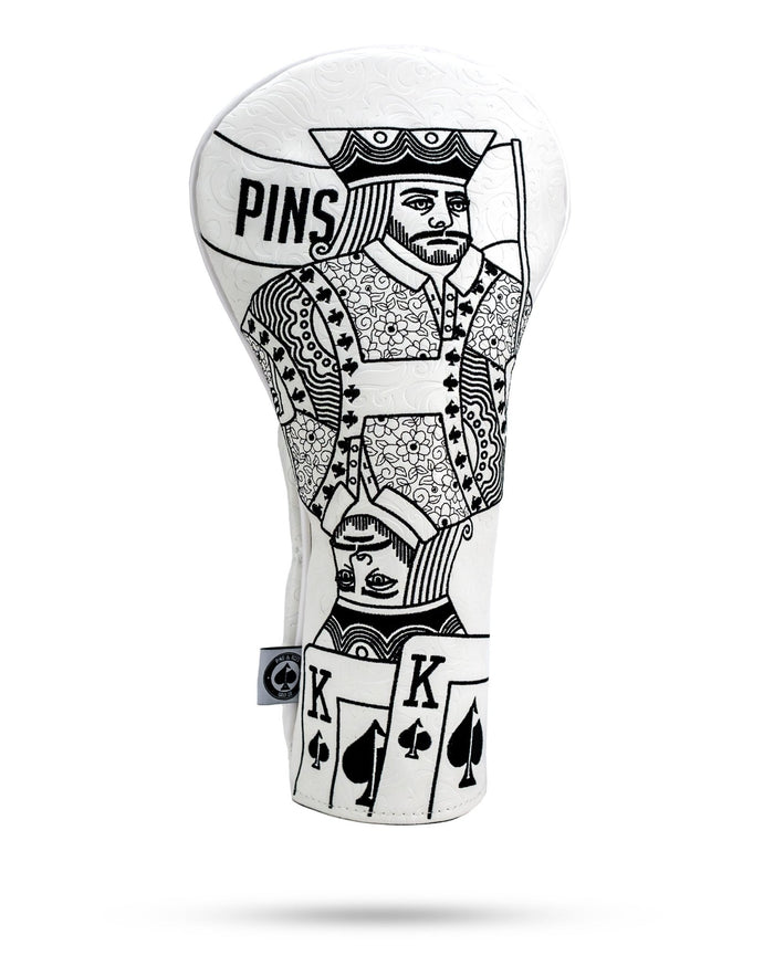 White Out King of Spades - Driver Cover - Club Rehab