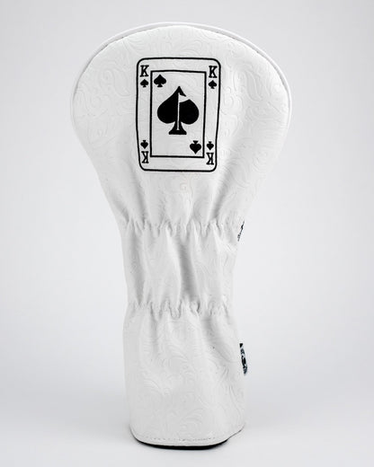 White Out King of Spades - Driver Cover - Club Rehab