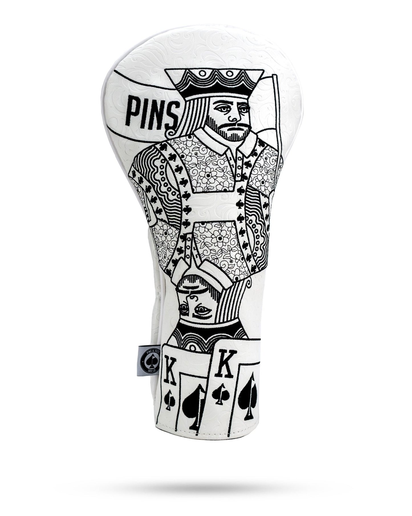 White Out King of Spades - Driver Cover - Club Rehab