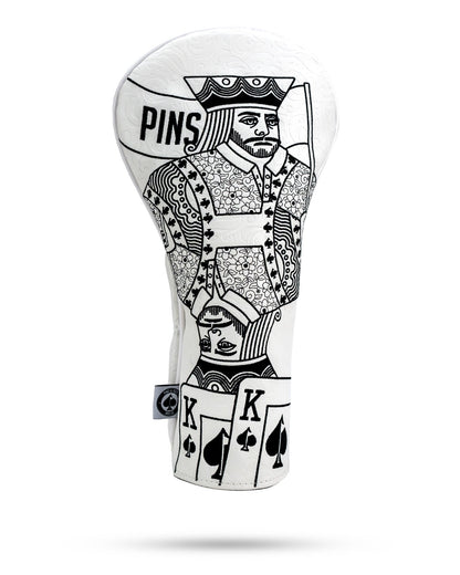 White Out King of Spades - Driver Cover - Club Rehab