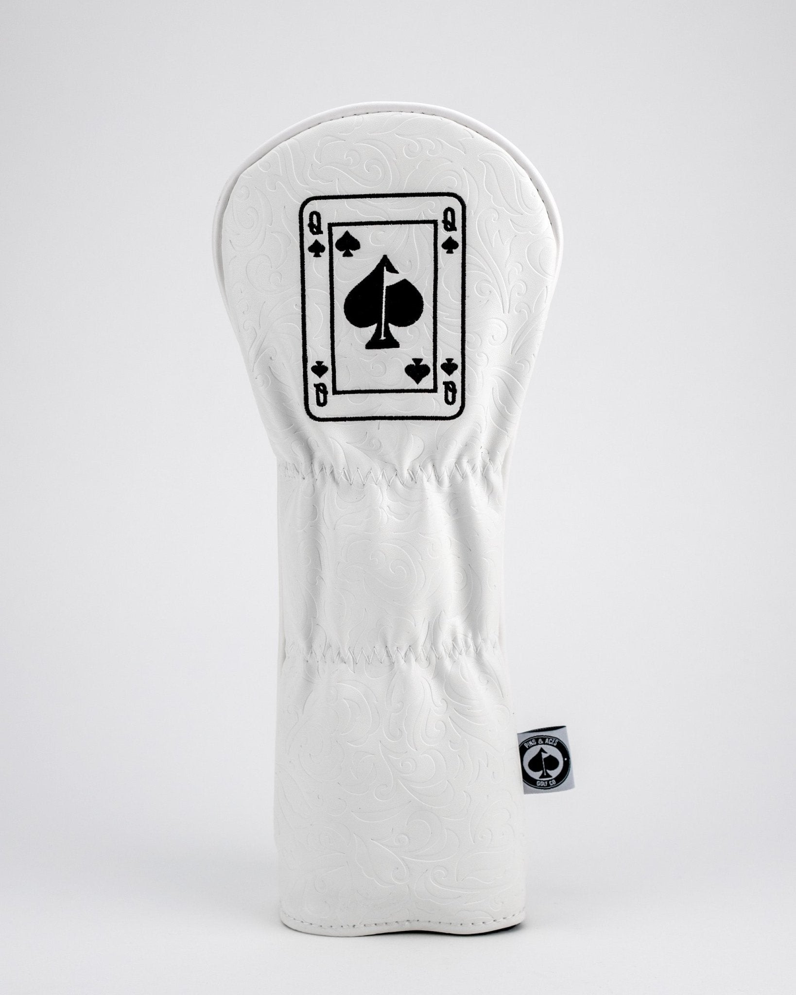 White Out Queen of Spades - Fairway Cover - Club Rehab