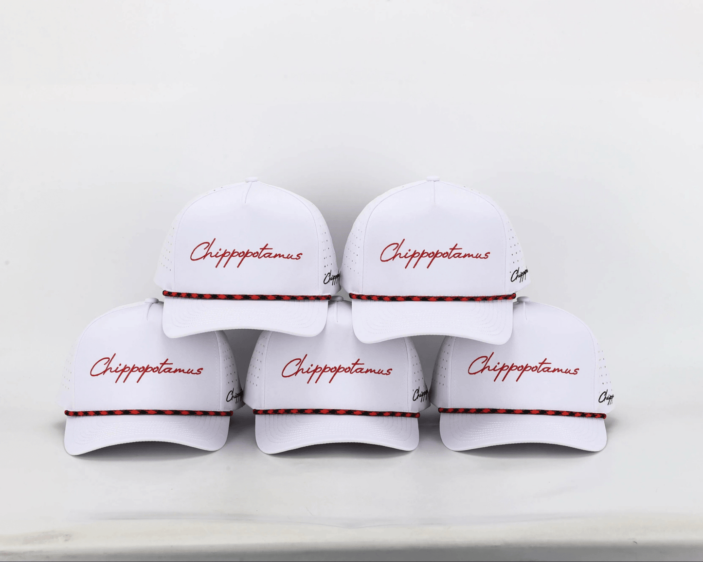 White Rope Hat - Chippopotamus Red - Club Rehab