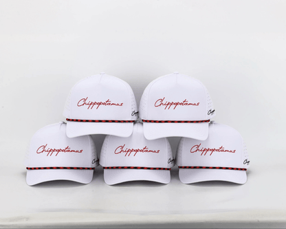 White Rope Hat - Chippopotamus Red - Club Rehab