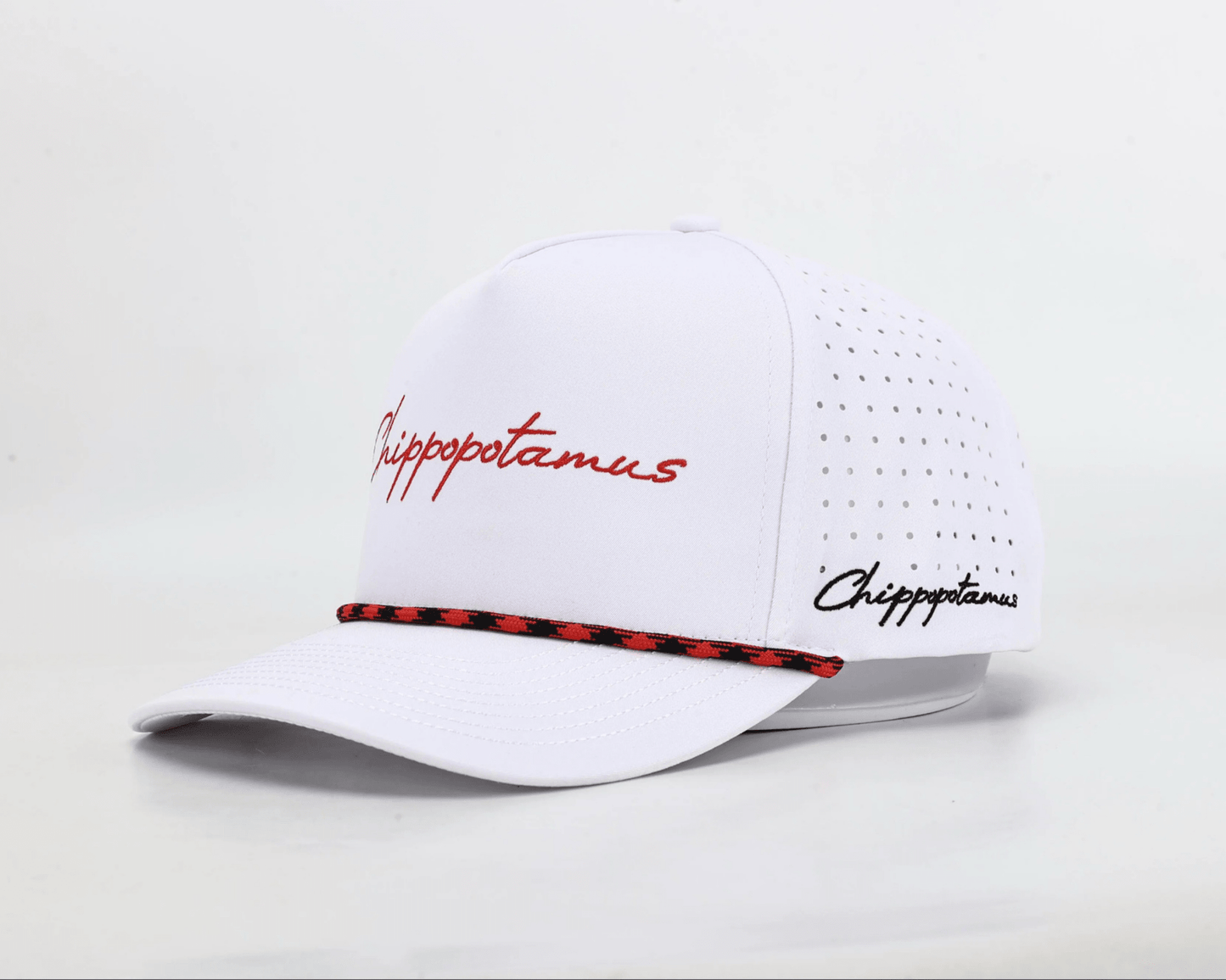 White Rope Hat - Chippopotamus Red - Club Rehab