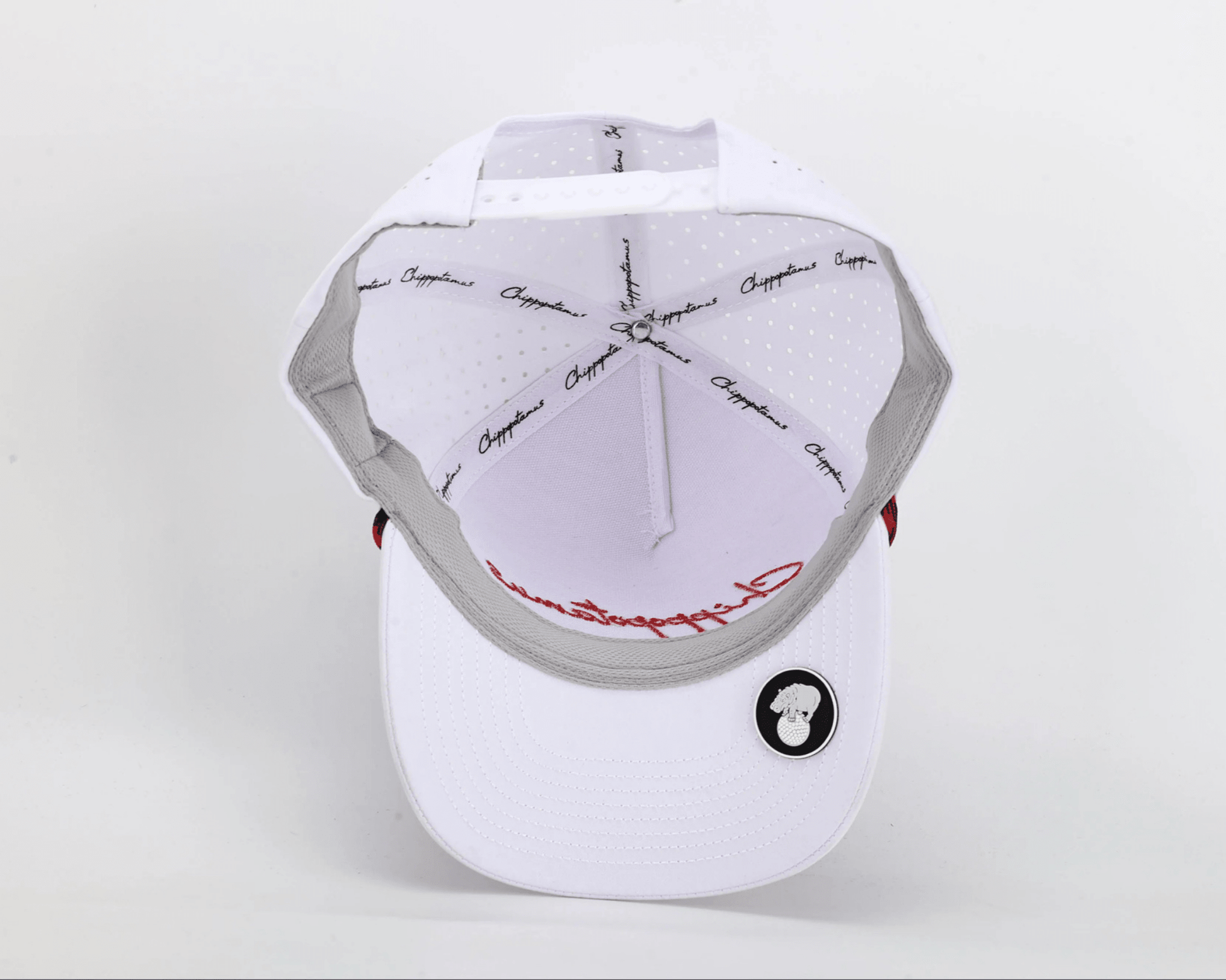 White Rope Hat - Chippopotamus Red - Club Rehab
