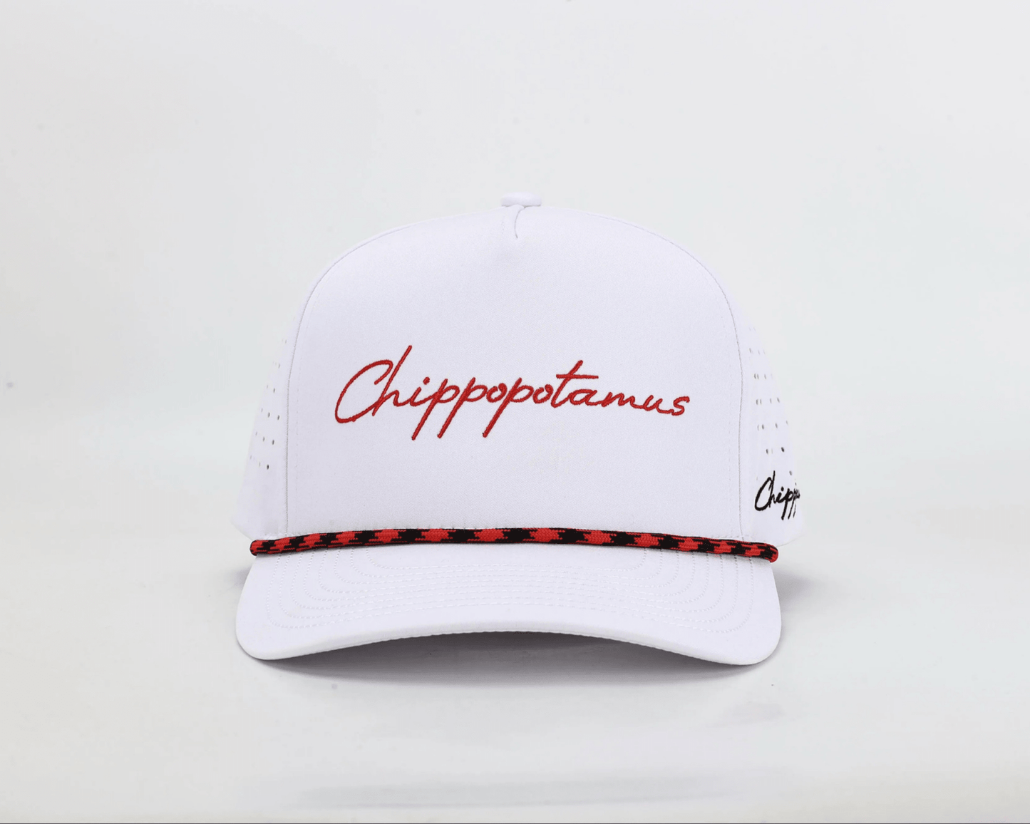 White Rope Hat - Chippopotamus Red - Club Rehab