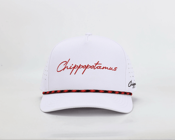 White Rope Hat - Chippopotamus Red - Club Rehab
