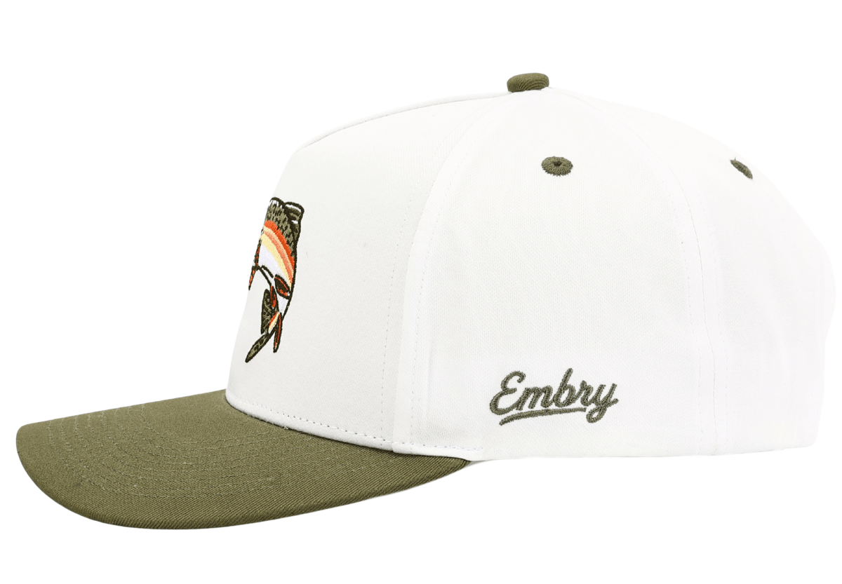 White/Green - Rainbow Trout - Club Rehab - Trucker HatWhite/Green - Rainbow Trout