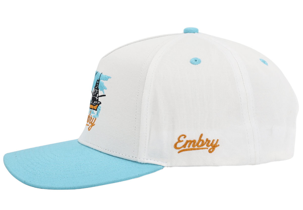 White/Sky - Offshore - Club Rehab - Trucker HatWhite/Sky - Offshore