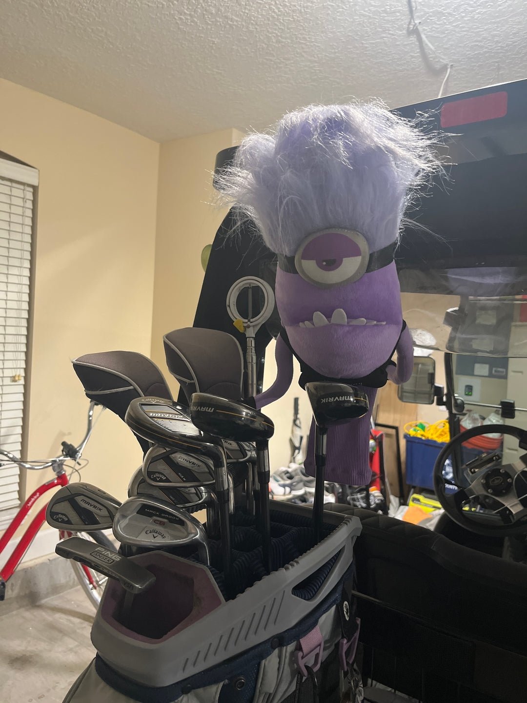 Wild Purple Monster Golf Club Headcover - Club Rehab