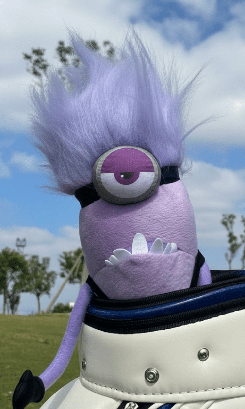 Wild Purple Monster Golf Club Headcover - Club Rehab