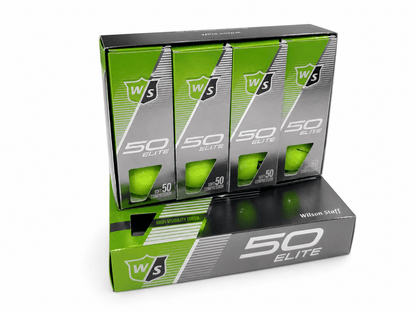 Wilson Staff Fifty Elite Golf Balls – 12 Pack - High-Visibility Green - Club Rehab