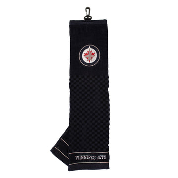 Besticktes Golfhandtuch der Winnipeg Jets