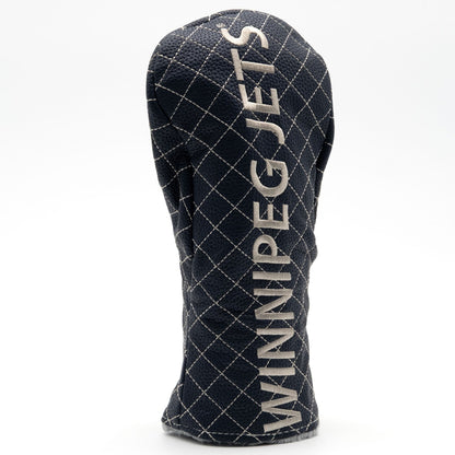 Winnipeg Jets solid fairway quilted golf headcover alternate view