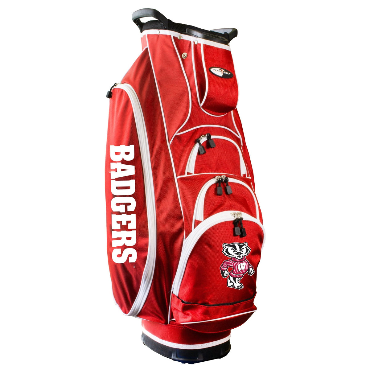 Wisconsin Albatross golf cart bag in Red