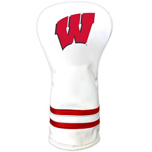 Wisconsin Badgers Vintage Golf Headcovers – White - Club Rehab