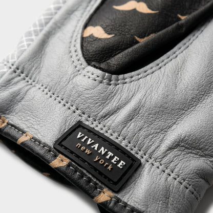 Wooly-Burg | Men's Mustache Patterned Golf Glove - LH S - Club Rehab