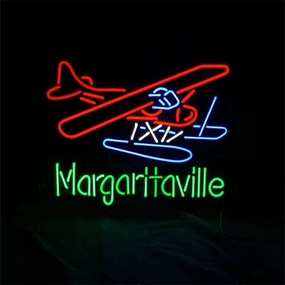 Wright Airplane Margaritaville Neon Signs - Club Rehab