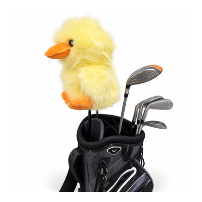 Yellow Duck driver headcover, in bag side view