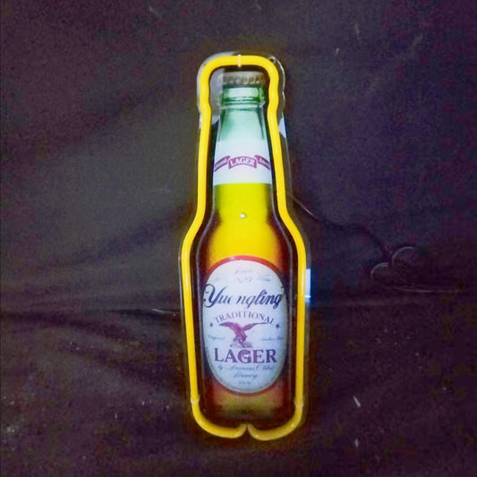 Yuengling Lager Bottle Neon Sign Light - Club Rehab