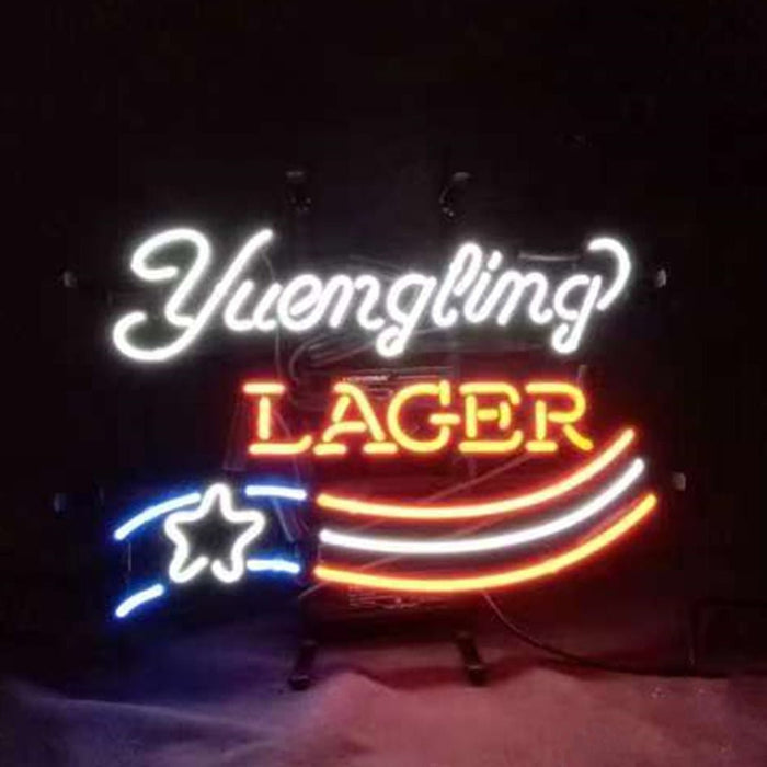 Yuengling Lager Star Neon Signs - Club Rehab