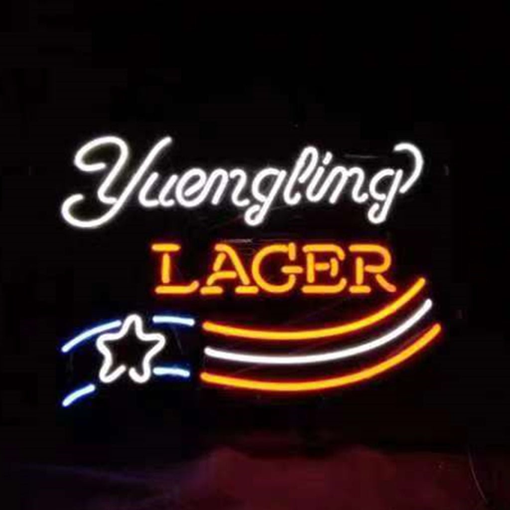 Yuengling Lager Star Neon Signs - Club Rehab