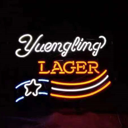 Yuengling Lager Star Neon Signs - Club Rehab